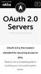 Mobile Screenshot of oauth.com