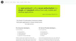 Desktop Screenshot of oauth.net